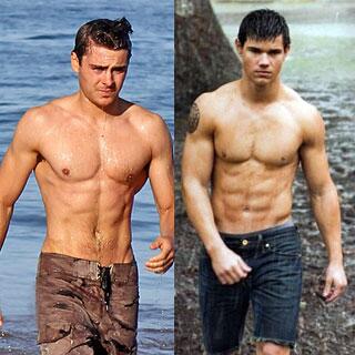 hazza on twitter taylor lautner vs zac efron who has a better