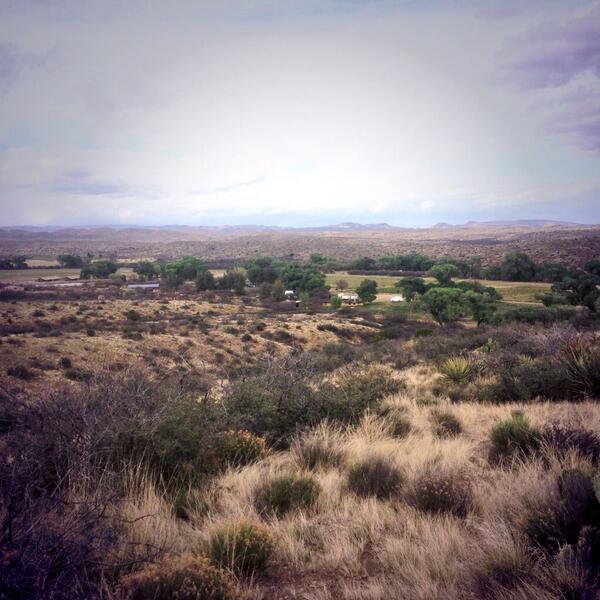SmithAmber's tweet photo. A few of us took a hike today up to the ridges behind #actioncamp2014 in the high AZ desert! @greenpeaceusa http://t.co/NzP1ck8dvv