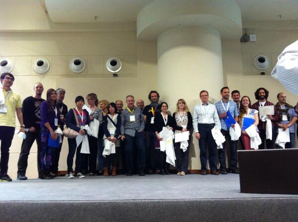 ECFG12's tweet photo. Poster prizes during #ECFG12 http://t.co/JvYeGWneV7