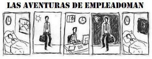 mikiin's tweet photo. Las Aventuras de Empleadoman. #Fascinante #Emoción #Adrenalina http://t.co/l41yRtFHIB