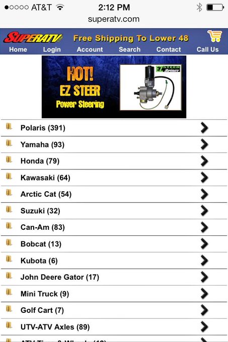 I❤️SUPERATV. It doesn't matter if you have an ATV or a UTV #SuperATV.com has everything you'll need!<a href="/tag/superatv"class="tags"><span>#superatv</span></a>