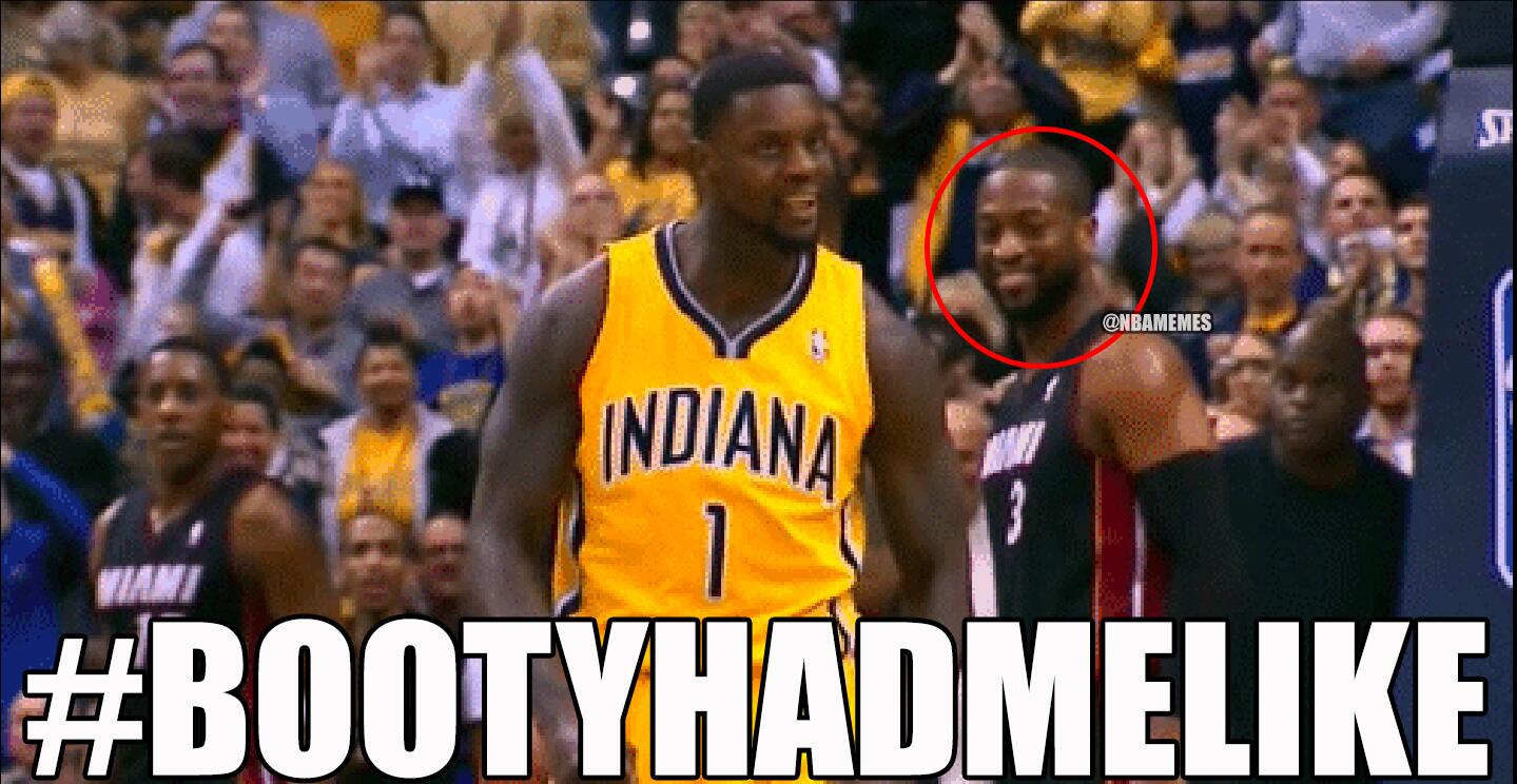 NBA Memes on Twitter "Dwyane Wade Lance Stephenson's BootyHadMeLike