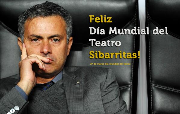 Feliz Día Mundial del #Teatro! #DiaMundialdelteatro Sin #humor no hay #fiesta!