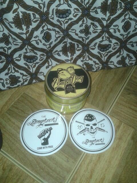 Alhamdulillah pompadog heavydog nya sudah sampai dengan selamat. Grease with pride! @TheBengkocks