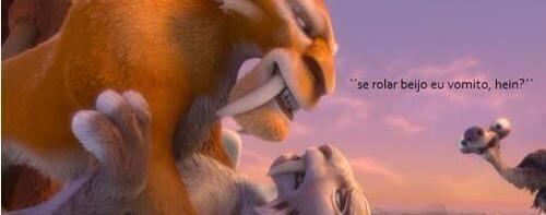 LoyalFirstMate's tweet image. If they kiss I'm gonna puke - Granny #IceAge4