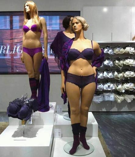 Un aplauso por estos maniquíes. La moda #sonriemasquenunca