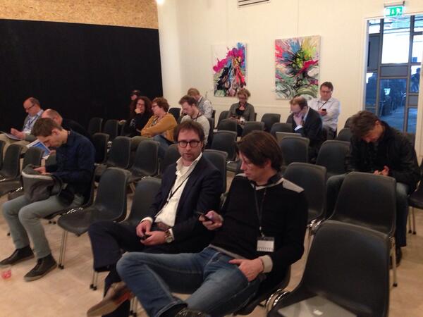 Alles gereed voor de sessie over andere manieren  om content te verkopen. #cmc14