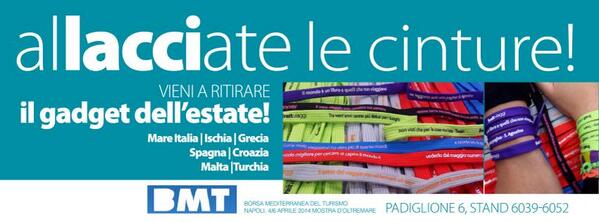 FruitViaggi's tweet photo. Allacciate le cintute! Vieni a ritirare il gadget dell'estate in #bmt #napoli http://t.co/LfV9J7aTr6 http://t.co/UctelObeLJ