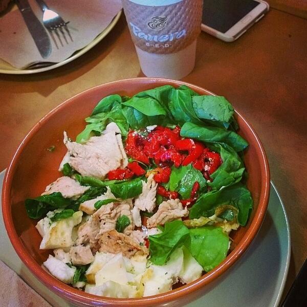 brandibuckman's tweet image. Healthy (&amp;amp; yummy!) breakfast in the burbs. #panerafaves #hiddenmenu #mommydaughterdate