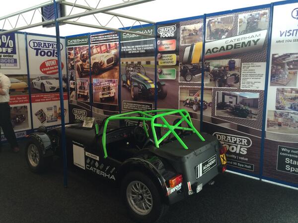 drapertools's tweet photo. Check out our #Caterham at today's @troyukltd TMB Show. Come and see us if you're there! http://t.co/CZG98K3PhJ