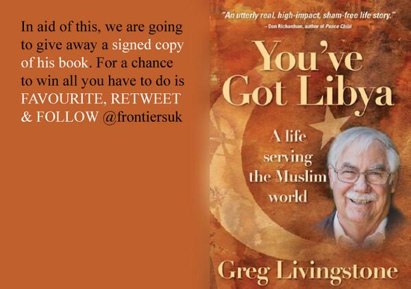 Ok people, today is Greg Livingstone's book launch event in High Wycombe. #frontiersuk