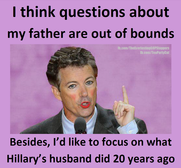 KingIvan's tweet photo. Rand Paul is an Idiots #UniteBlue #UniteBlueCT #LibCrib http://t.co/kXQvih2Iyl