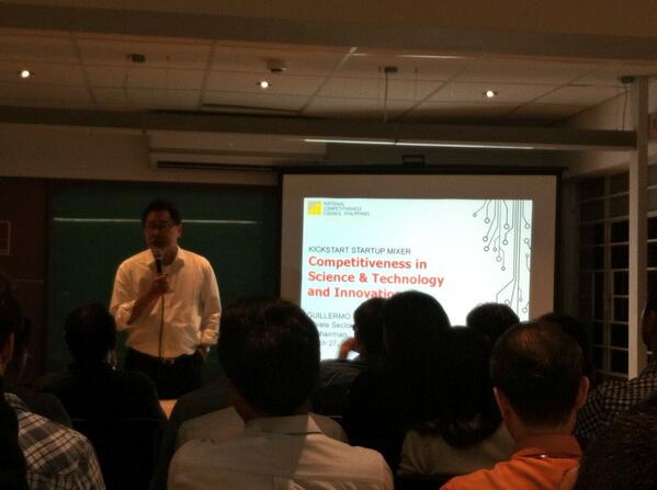 xchangedotph's tweet photo. Bill Luz talks competitiveness @kickstart http://t.co/cdgXHBiYdN