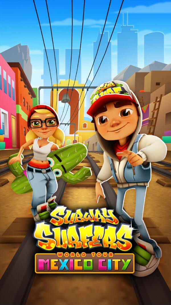 AndroidGames720's tweet photo. Subway Surfers is in Mexico City! http://t.co/Imj5XZoQa2 http://t.co/JMpy6aruxO