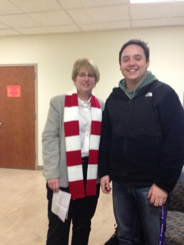 StudsHelpStuds's tweet image. And congrats to Michael Martinez for finding today&apos;s Waldo, counseling professor Geri Barber!