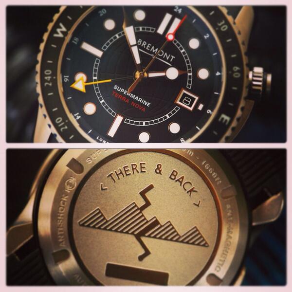 #Bremont Terra Nova LE tested on <a href="/scottexpedition/">The Scott Expedition</a> to #SouthPole &amp; back with <a href="/polarben/">Ben Saunders</a> #BremontBaselworld