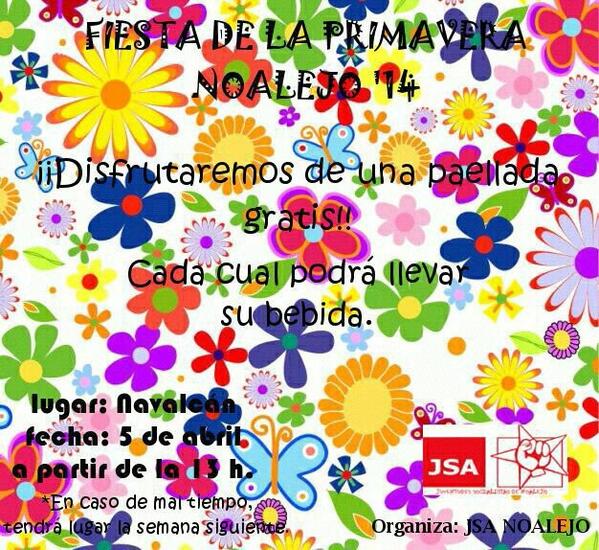 juventudnoalejo's tweet photo. Fiesta de la primavera en noalejo http://t.co/KwDymFG3De