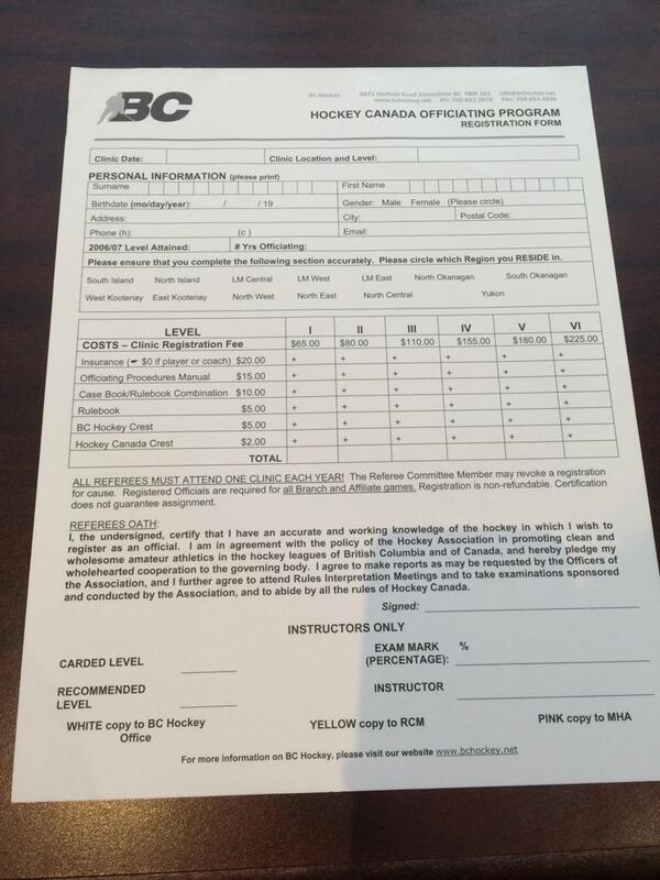 REFcore's tweet image. #tbt to when there was no online registration #bchockey #instructorproblems