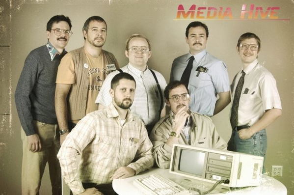 That time I was working computers with @mediahive #ThrowBackThursday