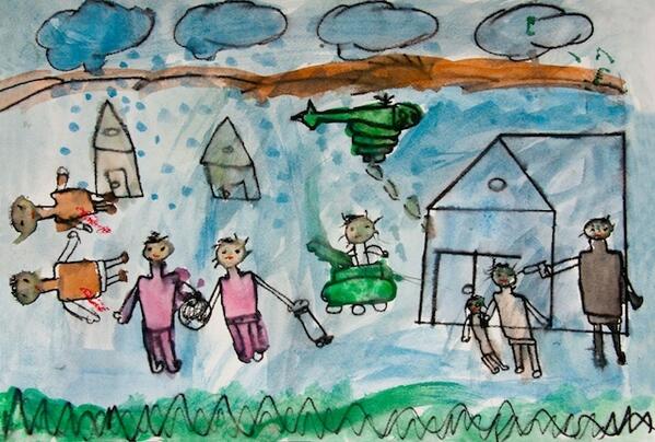 VICE's tweet image. How Syrian children are using drawing and art therapy to heal the trauma from war bit.ly/1jyVx3Y