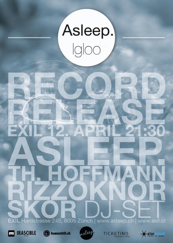 kuenschtlich's tweet photo. Release-Feier @asleepmountain - #Igloo 12.04.2014 @Exil245! http://t.co/I782k8m5ih