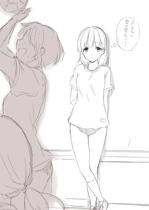 深夜の15分らくがき。ブルマまゆちゃん。あんまりまゆちゃんっぽくなくなった・・。 
