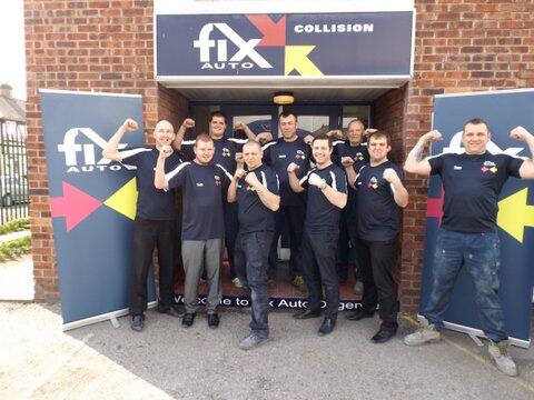 fixautodagenham's tweet image. The team look ready for the Tough Mudder event, please sponsor us at justgiving.com/FixAutoDagenham