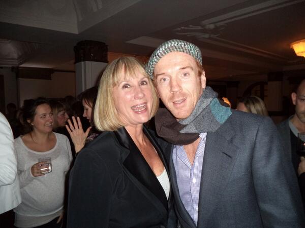 Selfie with <a href="/lewis_damian/">Damian Lewis</a> at <a href="/FayRipley/">Fay Ripley</a> new book #faymakesiteasy!