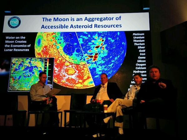 Bob_Richards's tweet photo. .@dfjsteve A fun panel Steve! RT @luminopolis: Talking Moon harvesting with @Moon_Ex at #GTS2014 http://t.co/1TdBq0DsoZ