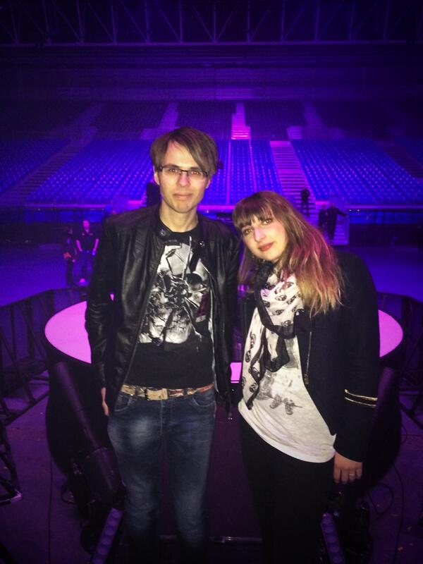 indochinetwitt's tweet photo. #BCT3 #Douai #GayantExpo - Hello à François &amp; Hélène, #IndoReporters du concert de ce soir :) http://t.co/aHcO1U3kGD