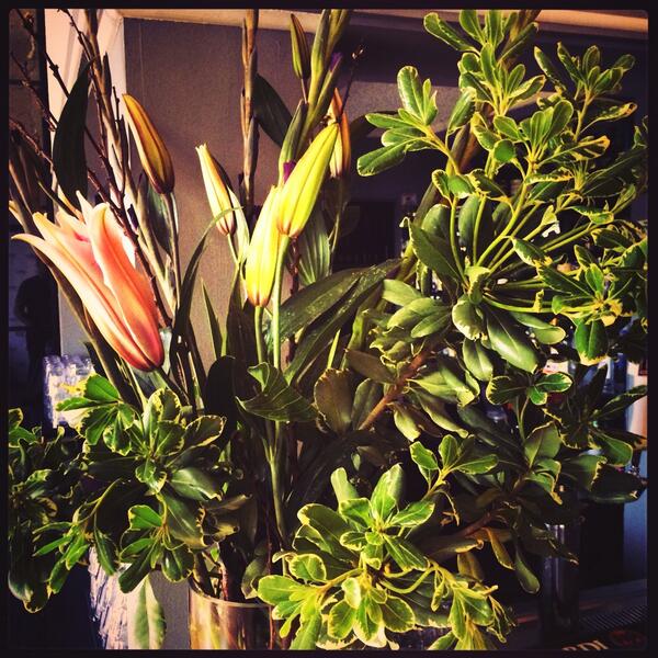 Usualsuspectguy's tweet image. Loving the #flowers for tonight&apos;s #IBMPlaunch in #SanFrancisco