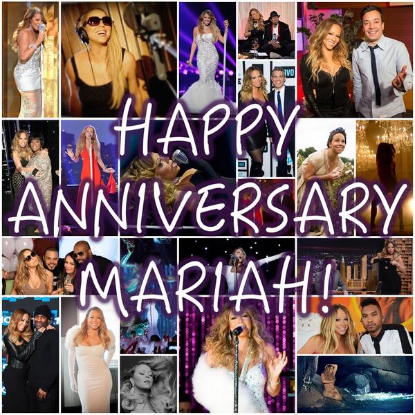 Happy Anniversary, <a href="/MariahCarey/">Mariah Carey</a> #MC327
