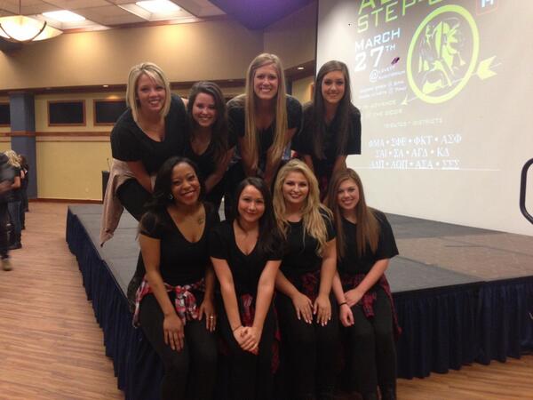 MAGarnett13's tweet image. It's almost time for Step Show! I know my team is about to bring it! #AlphaGamStep #AlphaStepOff2014  💚💛❤️