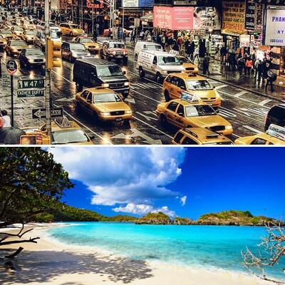 IFlyFirstClass1's tweet image. When you need to escape do you prefer to get lost in the hustle of a big city or relax on a secluded beach?