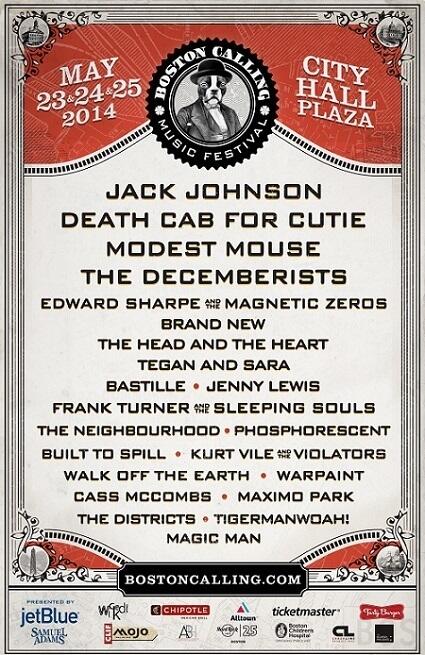 PromotionsNEU's tweet photo. The Final @Boston_Calling May 2014 lineup! Who's excited?! http://t.co/ATucEcsKV4
