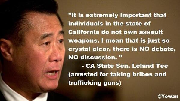 Democrat Leland Yee indicted – faces 125 yrs in federal prison