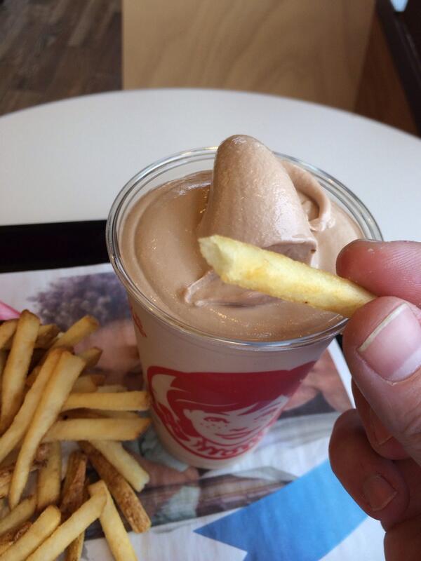 Wendys's tweet image. The average life cycle of a fry