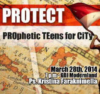 TODAY! #PROTECT Prophetic Teens for City! 7pm @GBIModernland - see ya there guys! Dc:Batik