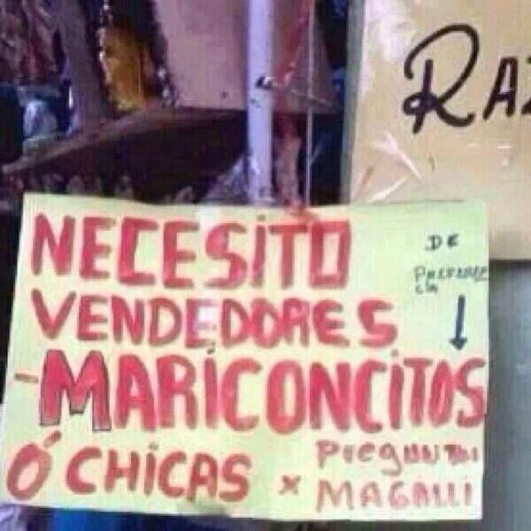 Arroben a un amigo al cual le pueda interesar este puesto de trabajo. Es muy en serio, solo profesionales