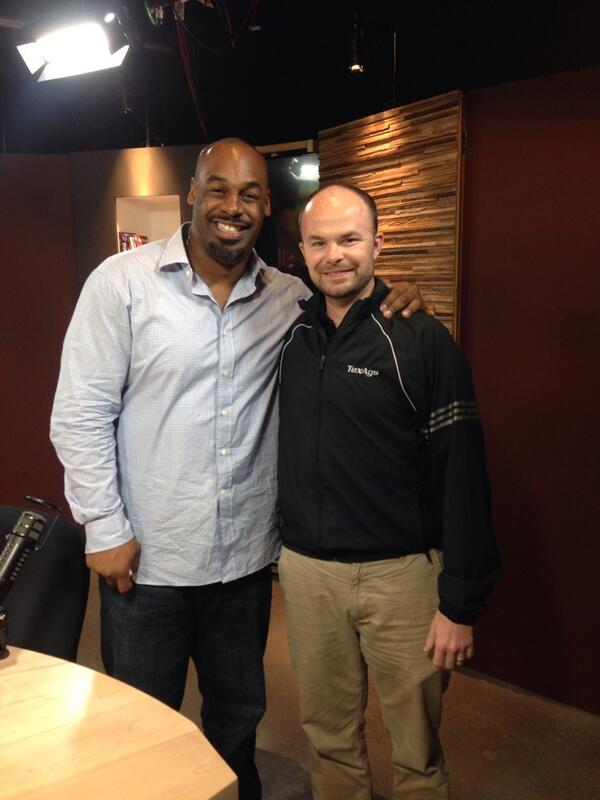 It was great having <a href="/donovanjmcnabb/">Donovan McNabb</a> hanging out <a href="/texags/">TexAgs</a> the last two days. #Gigem