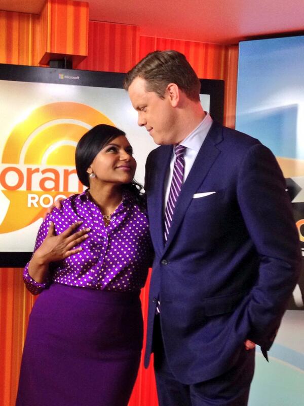 map514's tweet photo. “@WillieGeist: .@MindyKaling, I think our prom shots turned out really well this year. http://t.co/tGKosmtXji” my 2 favs!