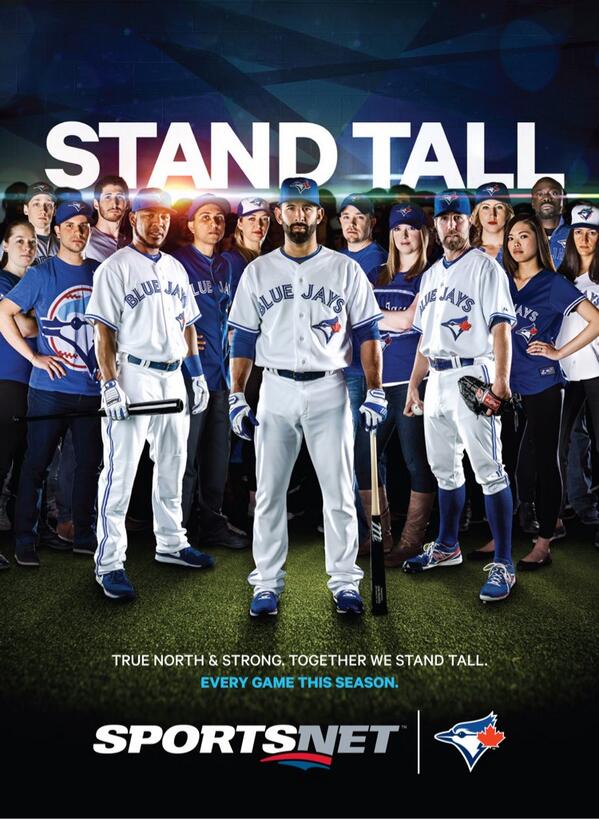 StevenMaddalena's tweet photo. Standing tall w/ @Encadwin @JoeyBats19 and @RADickey43 every game this season @BlueJays http://t.co/jZiFfxoXBc
