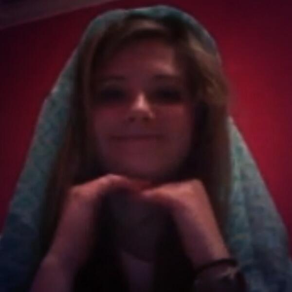 indicuts's tweet image. "I'm the Virgin Mary right now" #litproject #workinghard #hardlyworking @nicolewhite_13