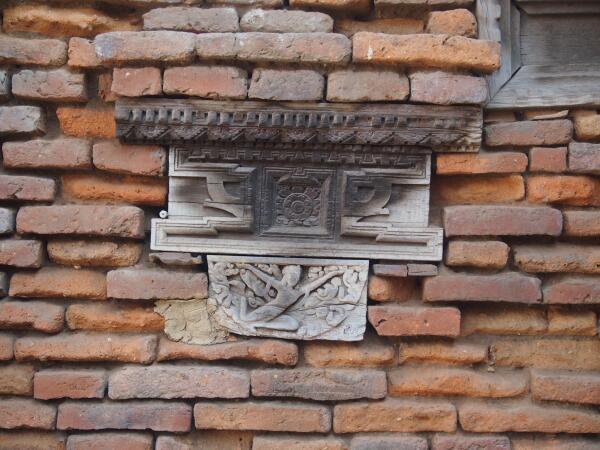 Blind window with flying vidyadhara, #Itumbaha #Kathmandu