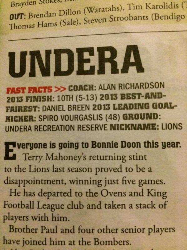 Undera Footy tweet media
