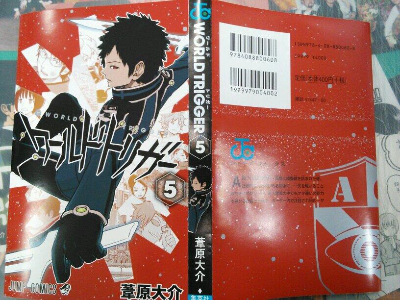 ワールドトリガー公式 No Twitter ワールドトリガー5巻発売まであと7日 表紙の見本をアップです 4月4日 店頭に風間の表紙が並びます Http T Co Gxpze6cgh2 Twitter