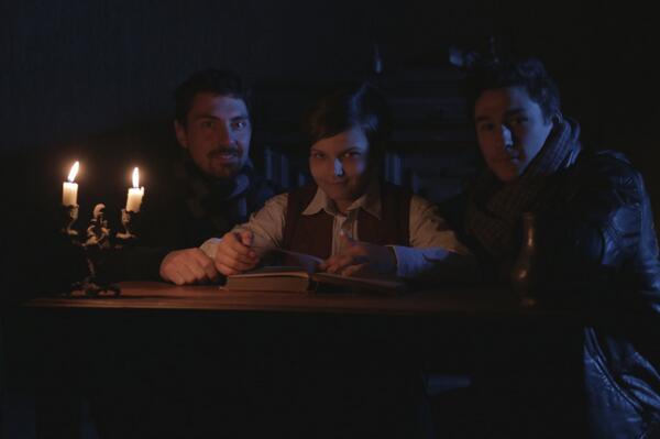 teslaspectacle's tweet image. Directors with the young Serbian French actor Luka who plays the role of Tesla in his youth.@teslaspectacle.com