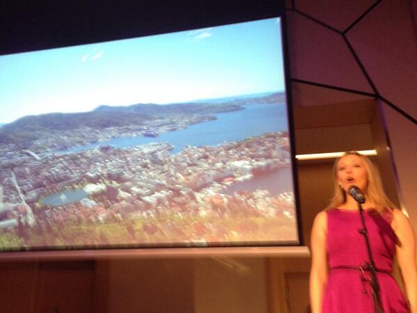 #lla2014 er i gang med sopran Lydia Hoen Tjore.