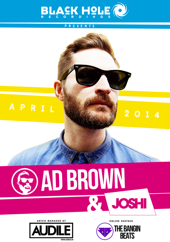 AudileAgency's tweet photo. #Announcement

@BlackHoleRec &amp; @AudileAgency present @AdBrownMusic &amp; @RishabhJoshi for an India tour this April! http://t.co/dnIaD5oGLS
