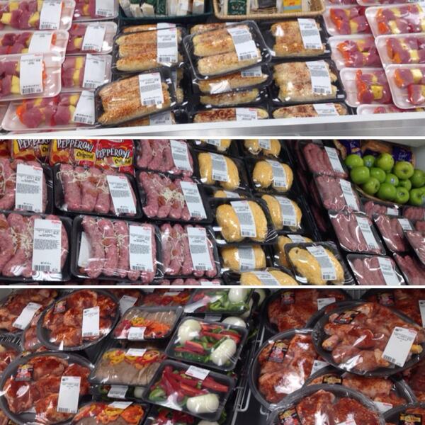 Grilling time!  Stop by for excellent dinner options! #grill #food #steak #brat #hyvee #sale #save